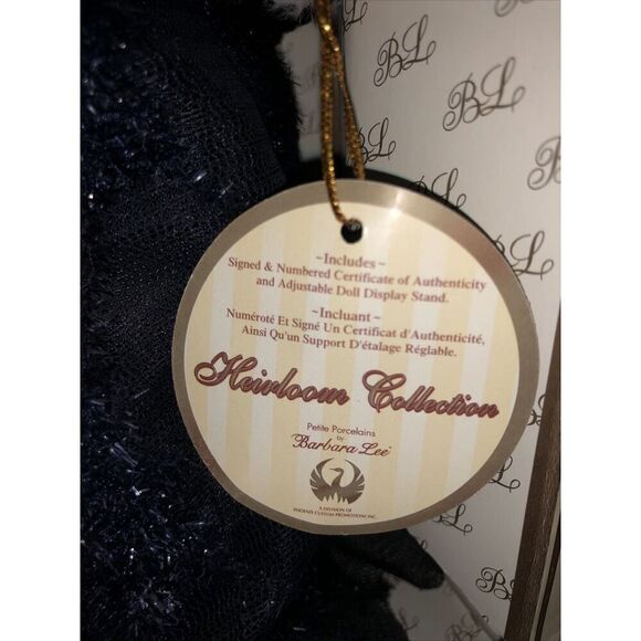 The Heirloom Collection Petite Porcelain Doll-Blonde, Limited Edition 0000055 - Picture 3 of 8
